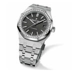 Audemars Piguet Royal Oak 37MM 15451ST.ZZ.1256ST.01 Diamond Bezel Silver Dial