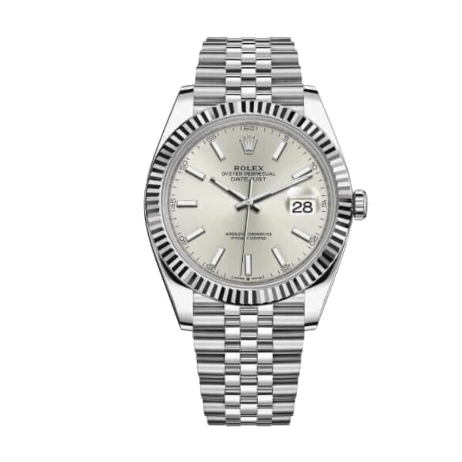 Rolex Datejust 41MM 126334SSJ Blue Dial Fluted Jubilee