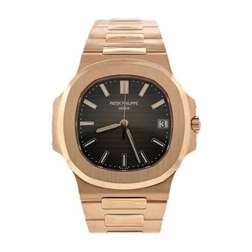 Patek Philippe Nautilus 40MM 5980/1R-001 Rose Gold Black Dial