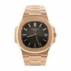 Patek Philippe Nautilus 40MM 5980/1R-001 Rose Gold Black Dial