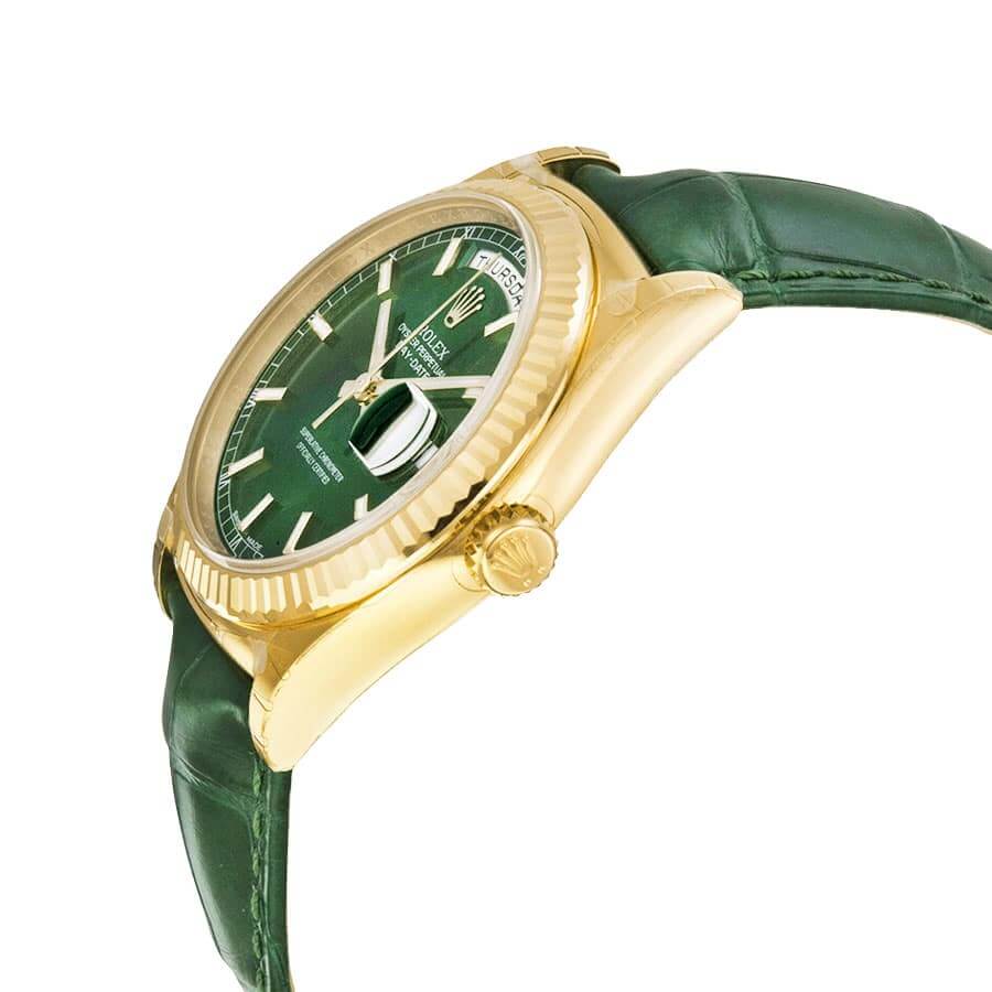 Rolex Day-Date 36MM 118138-0003 Green Dial