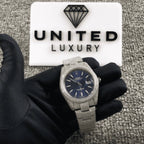 Rolex Datejust 41MM 126300 Iced Out Blue Dial