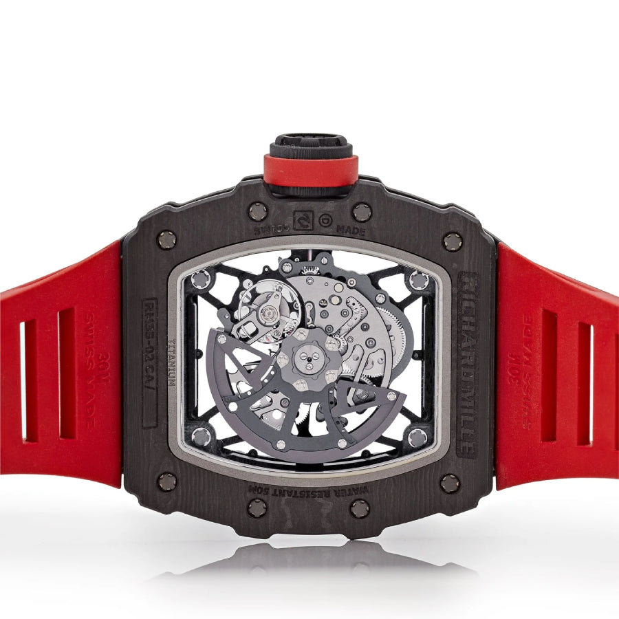 Richard Mille RM 35-02 50MM RM3502 Red Carbon