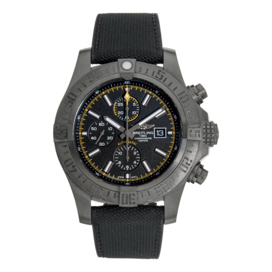 Breitling Super Avenger II 48MM M133711A/BF30 Black Steel