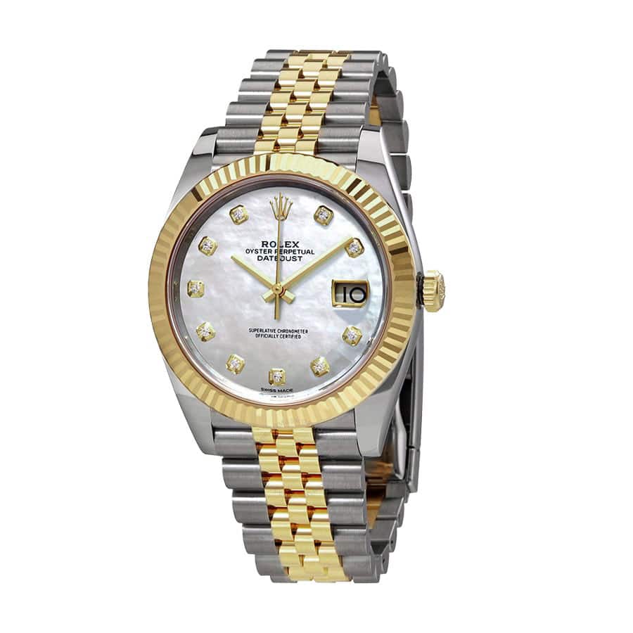 Rolex Datejust 41MM 126333-0018 Mother Of Pearl Diamond Dial