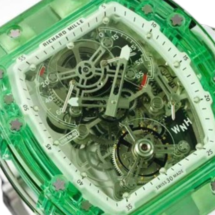 Richard Mille RM56 40MM RM56-01 Tourbillon Green Transparent