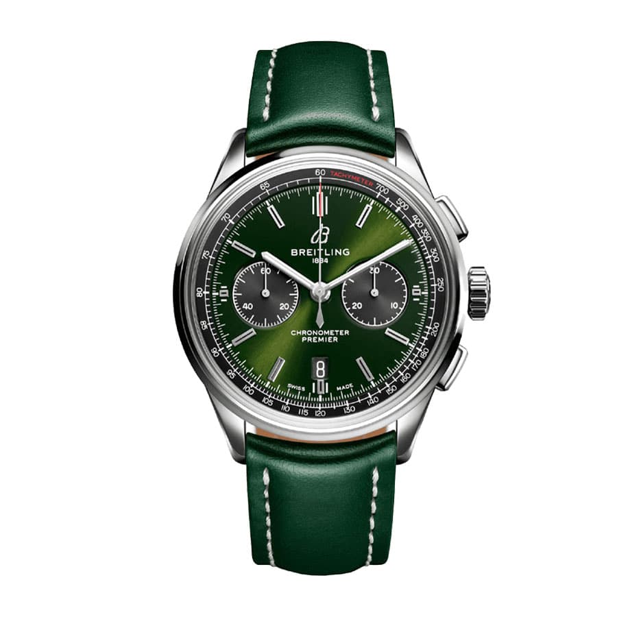 Breitling Premier 42MM AB0118A11L1X1 Green Dial