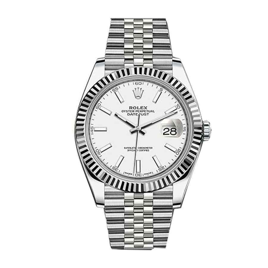 Rolex Datejust 41MM 126334WSJ White Dial Jubilee