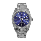 Rolex Datejust 41MM 126300 Iced Out Blue Dial