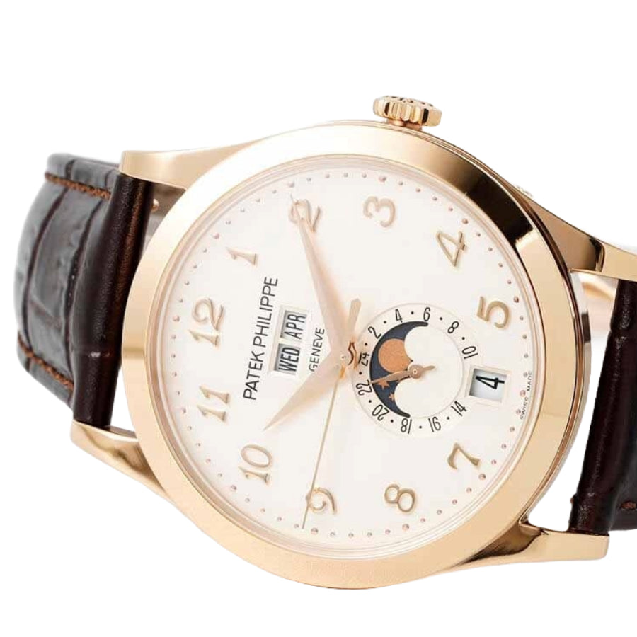 Patek Philippe Complications 38.5MM 5396R-012 Rose Gold Silvery Dial