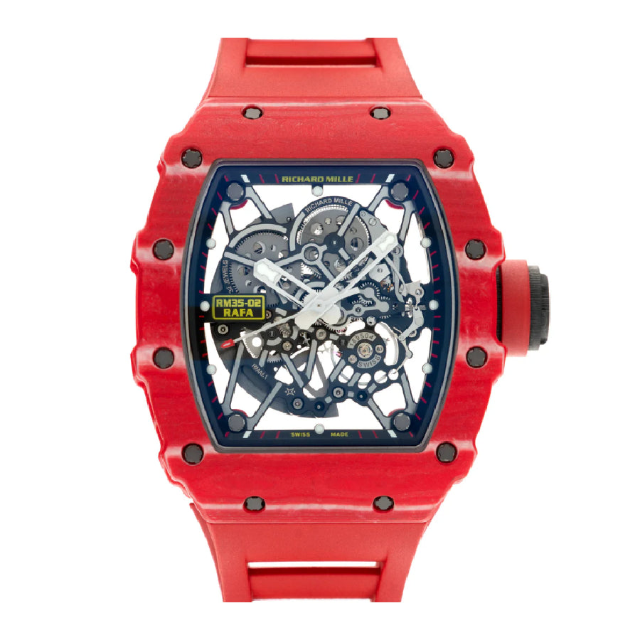 Richard Mille RM 35-02 50MM RM3502 Red Quartz TPT
