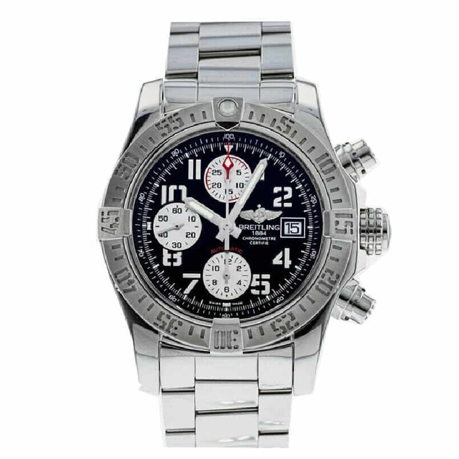 Breitling Super Avenger II 45MM A13370 Black Dial