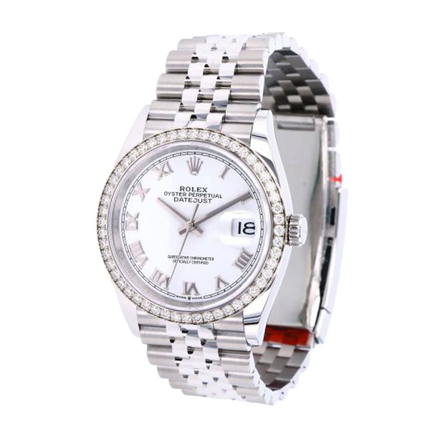 Rolex Datejust 36MM 126284RBR-0018 White Roman Dial
