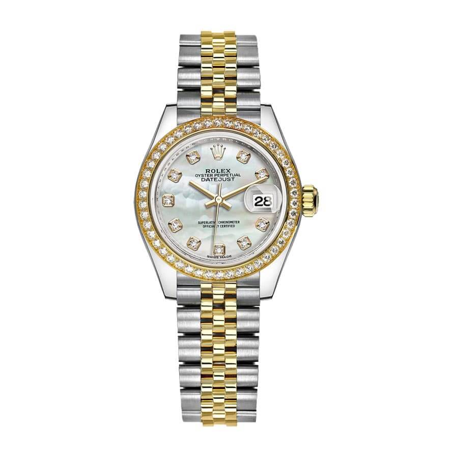 Rolex Lady-Datejust 28MM 279383RBR Diamond Bezel