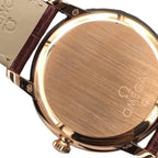 Omega De Ville 40MM 424.53.40.21.02.001 Brown Leather Strap