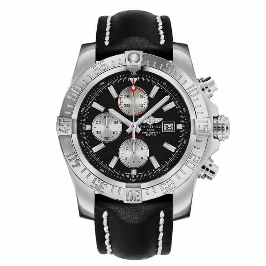 Breitling Super Avenger II 45MM A1337111/BC29-442X Black Dial