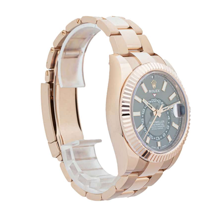Rolex Sky-Dweller 42MM 326935-0007 Everose Rhodium Dial