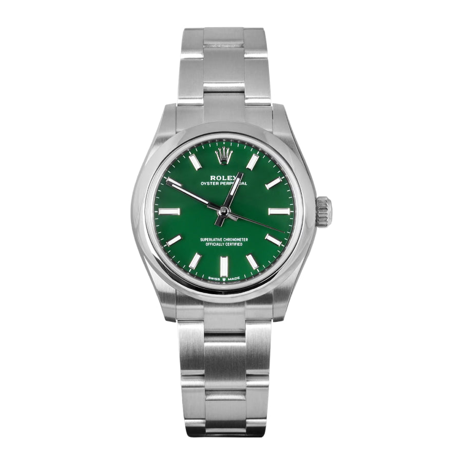 Rolex Perpetual 31 31MM 277200 Green Dial