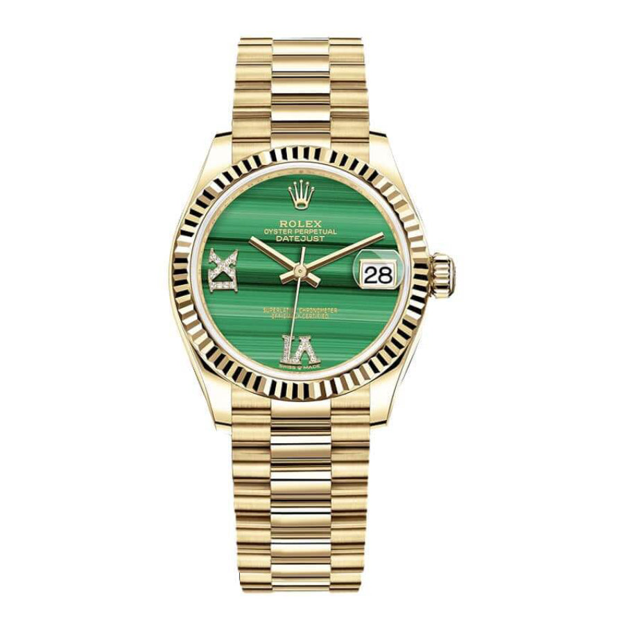 Rolex Datejust 31MM 278278-0004 Gold Green Dial