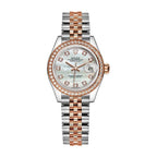 Rolex Lady-Datejust 28MM 279381RBR Everose Gold Sundust Diamond