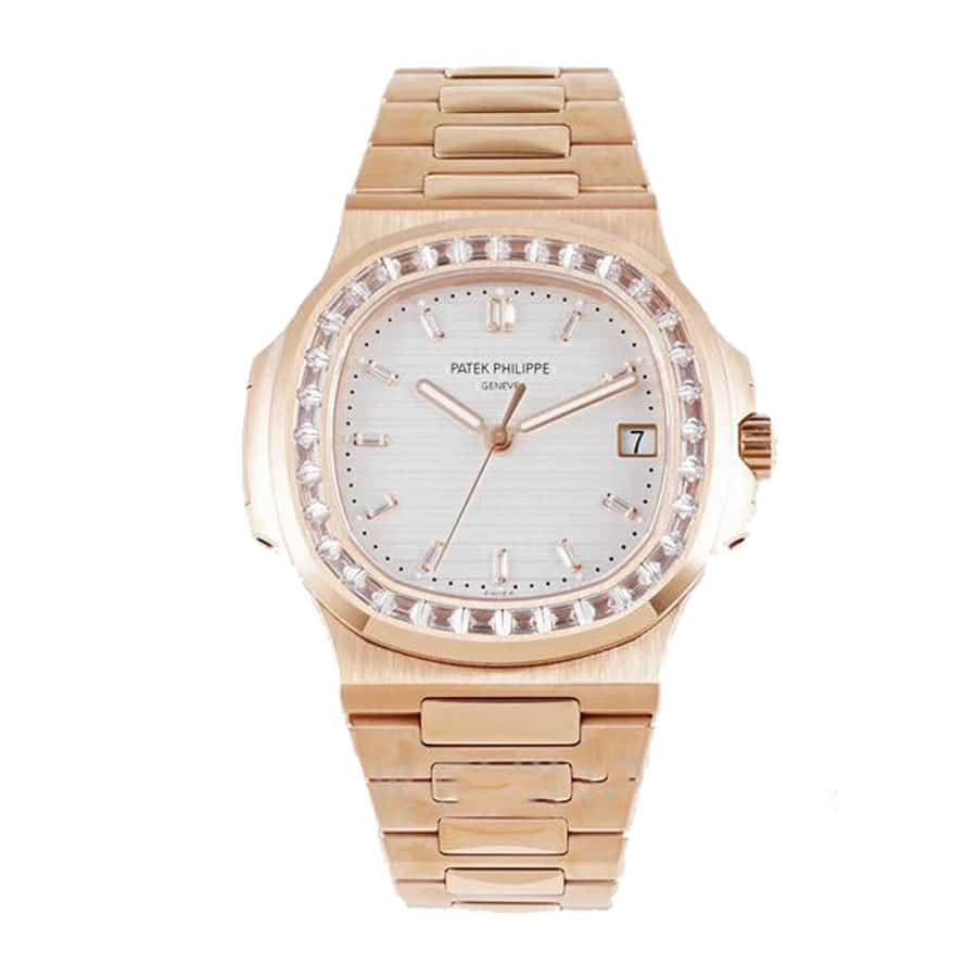 Patek Philippe Nautilus 38MM 7122/1R-001 Rose Gold Diamond