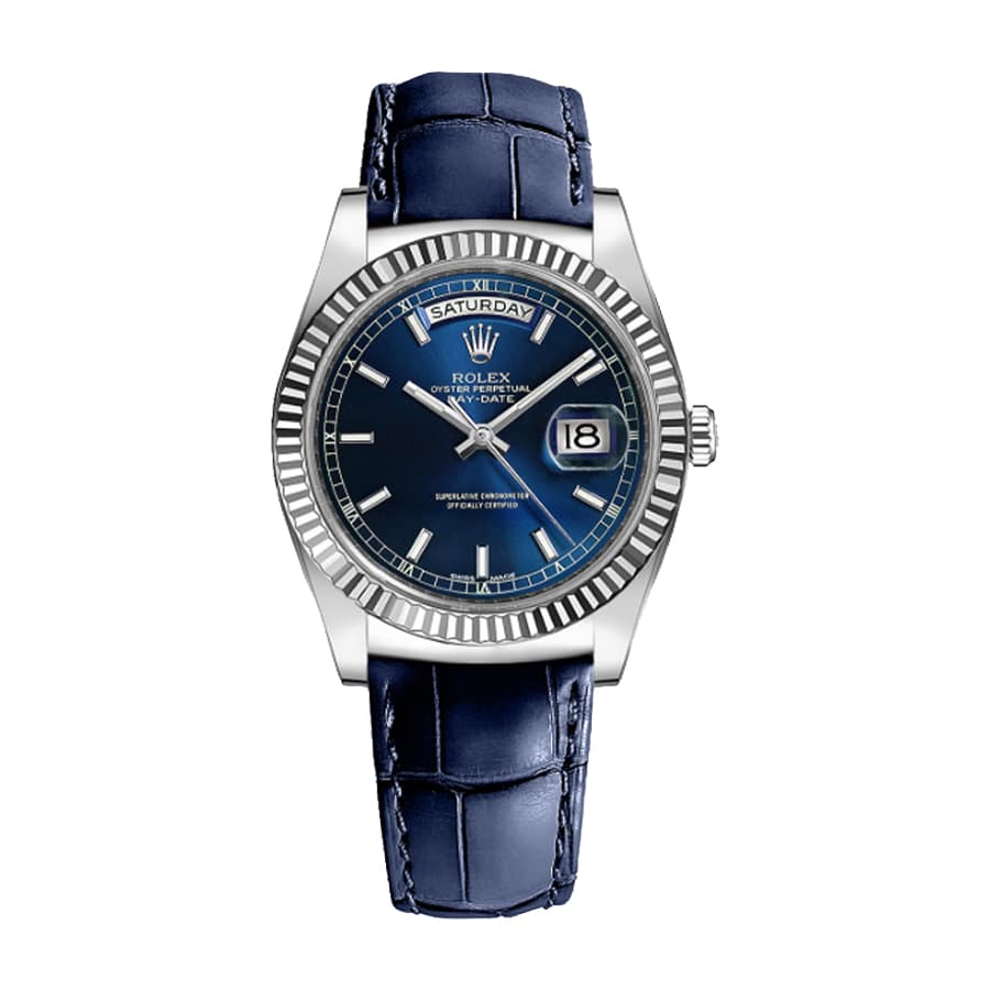 Rolex Day-Date 36MM 118139-0004 Blue Dial