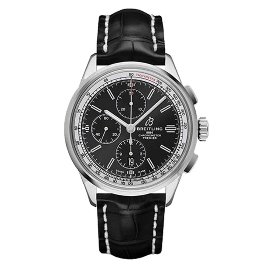 Breitling Premier Chronograph 42MM A13315351B1P2 Black Dial
