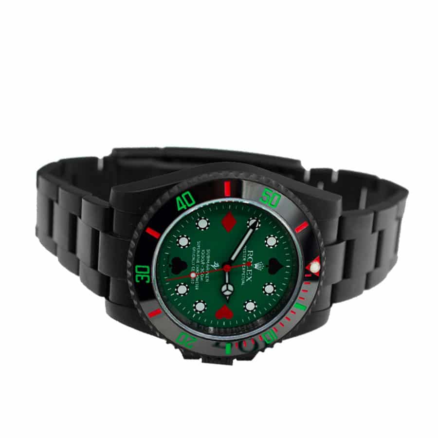 Rolex Submariner 40MM 114060 Blaken Poker Green