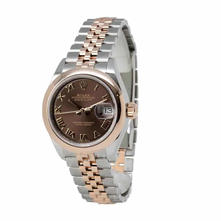 Rolex Lady-Datejust 28MM 279161 Chocolate Roman Dial