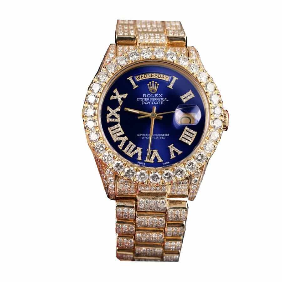 Rolex Day-Date 36MM 18038 Iced Out