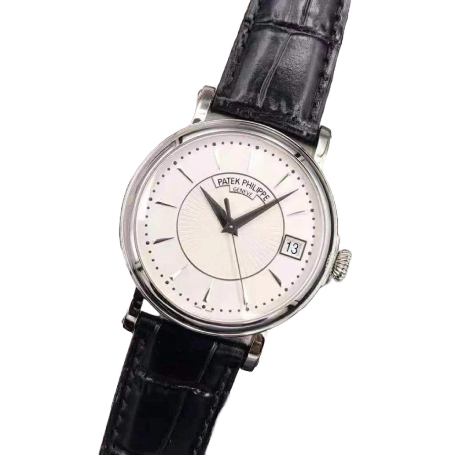 Patek Philippe Calatrava 38MM 5153G-010 White Gold Officer’s Case