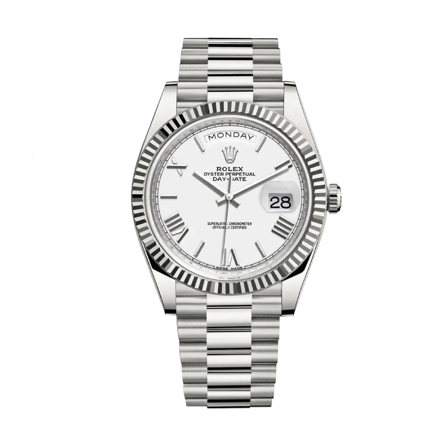 Rolex Day-Date 41MM 228239 White Roman Dial
