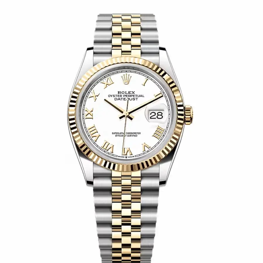 Rolex Datejust 36MM 126233 White and Gold