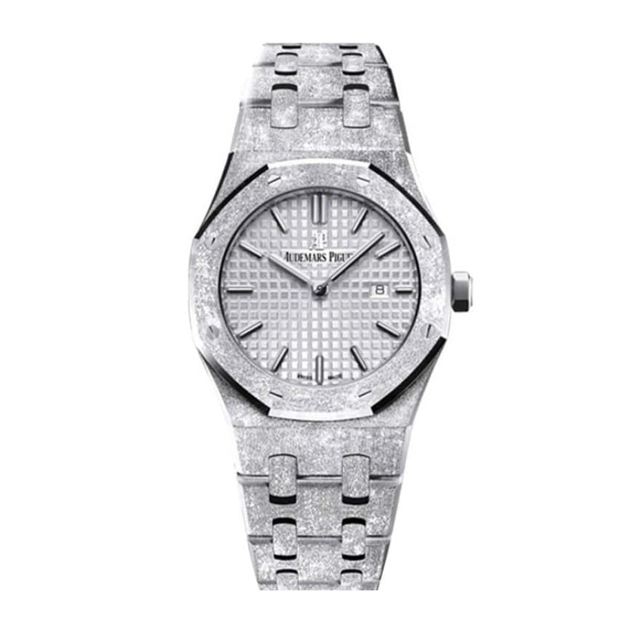 Audemars Piguet Royal Oak Froste 41MM 67653BC.GG.1263BC.01 Frosted Gold