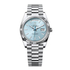 Rolex Day-Date 40MM 228236 Ice Blue Grooved